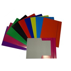 Teczka z gumką kolor niebieska Barbara